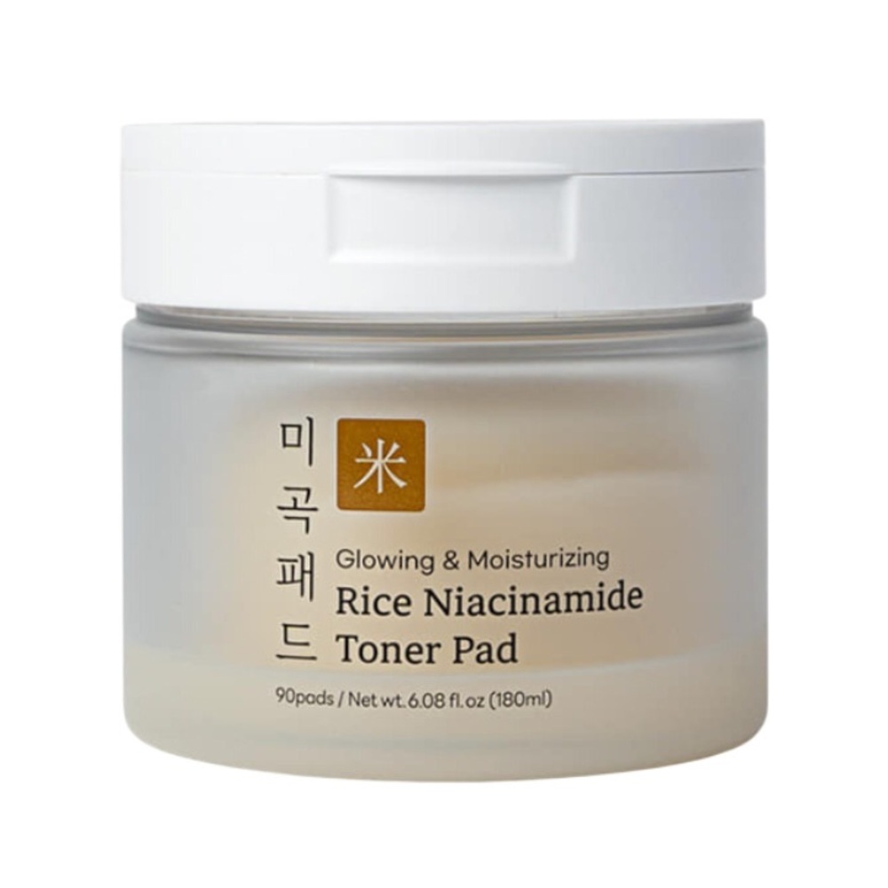 BNIB GLAMFOX Kbeauty Rice Niacinamide Toner Pad - Glowing & Moisturizing